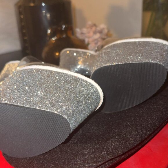 Pleaser Shoes – Adore- Glitter Platform Slides 💎 - Picture 8 of 8